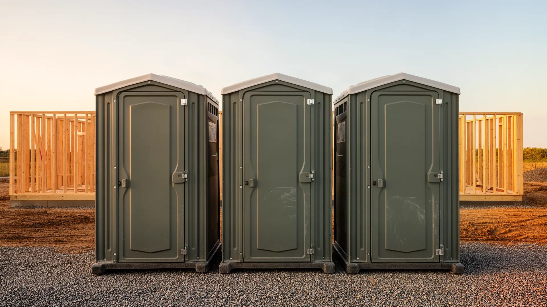Clean porta potty unit from Uncle Vince's Porta Potty Rental in Arlington, VA